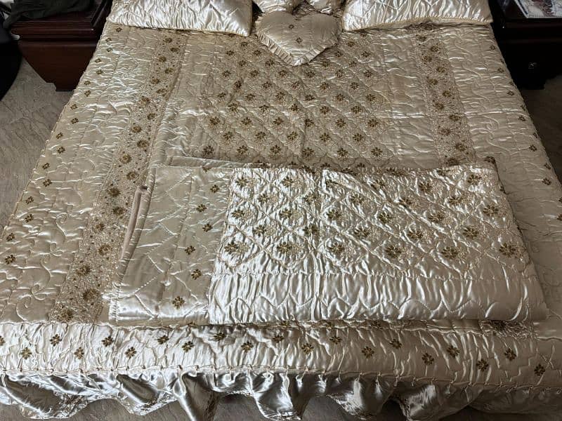 bridal bedsheet/ betsheet set dowry 4