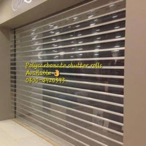 Automatic Polycarbonate Roller Shutters !! Auto Shutters !! Motorize 4