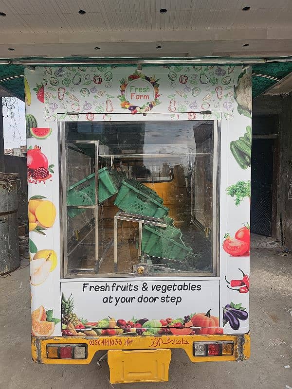 Vegetable Fruit cart/Food cart rikshaw 1