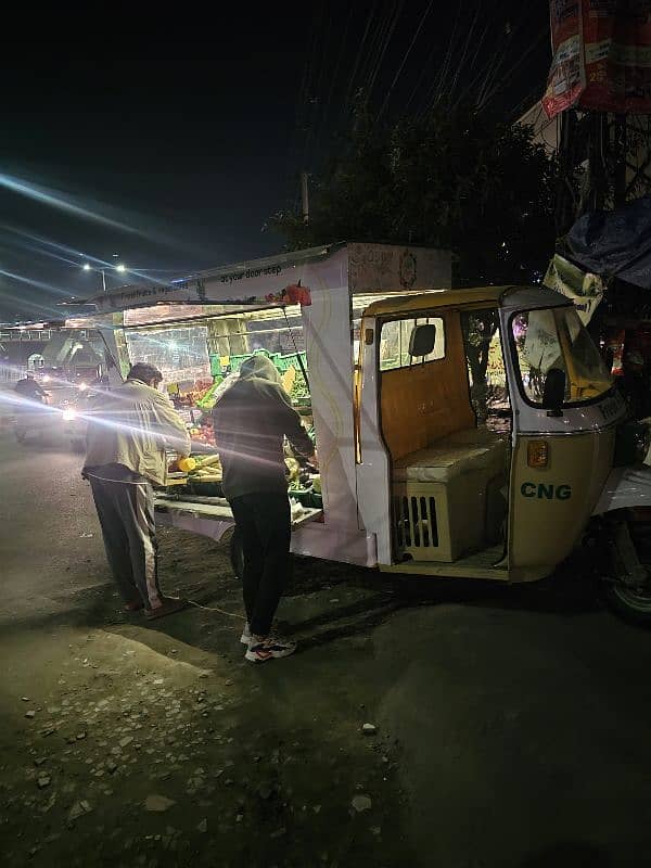 Vegetable Fruit cart/Food cart rikshaw 4