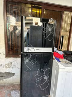 Orient Black Refrigerator double door (Glass doors)