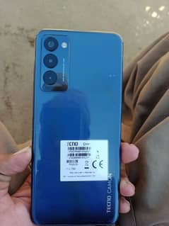 tecno camon 18t with box charger 4+3   128