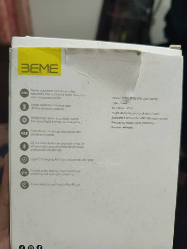 BeMe Earbuds/Earphones for sale 4