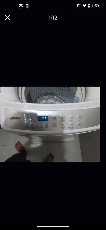 Samsung washing machine 10/10 only 1monthused 12