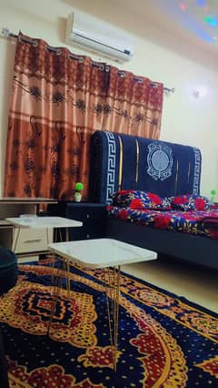 Monthly basis 1bed studio apartment for rent