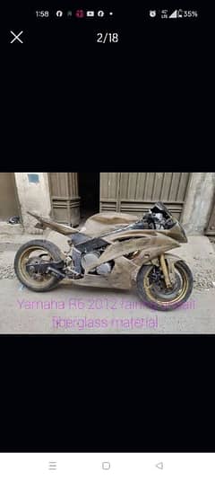 heavy bike fairing.   body kit available