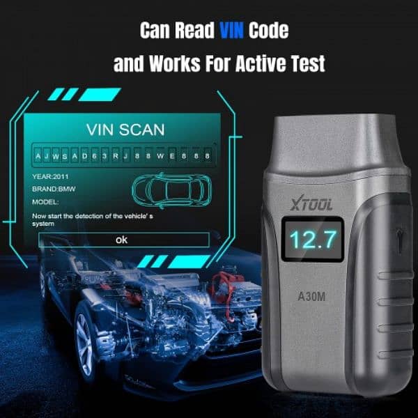 XTOOL Anyscan A30M Wireless BT OBD2 Scanner 2