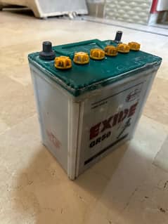 Exide GR-50 9 plate battery perfect backup and okay battery hai