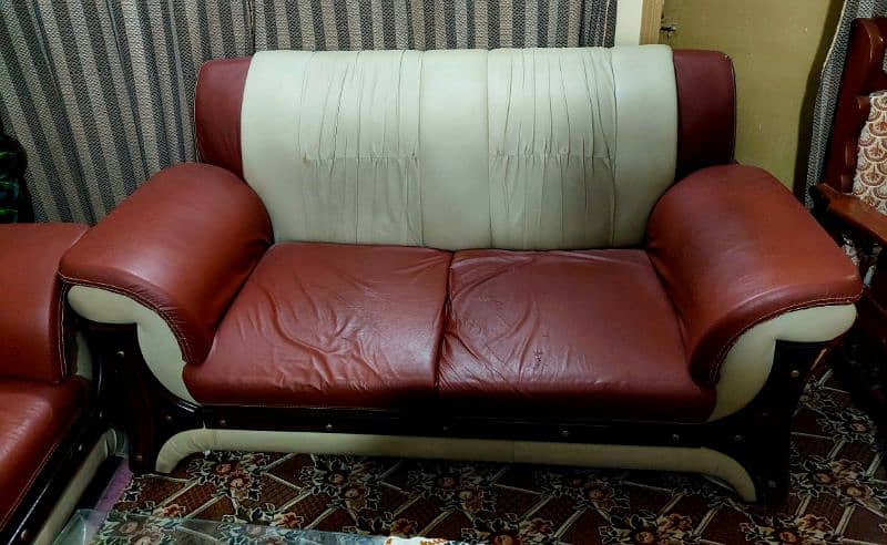 7 Seater Sofa Set Leather 1