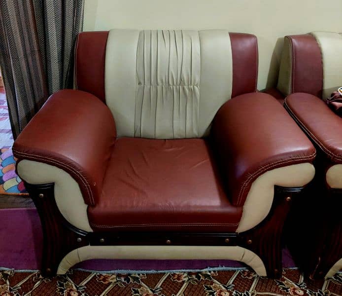 7 Seater Sofa Set Leather 2