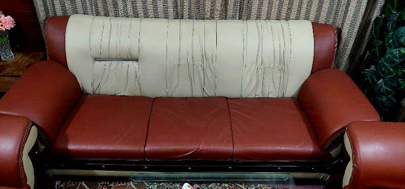 7 Seater Sofa Set Leather 7