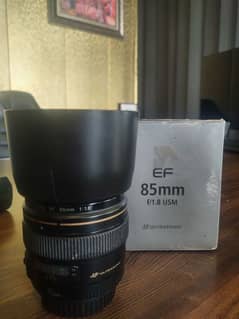 Canon 85mm 1.8 lens