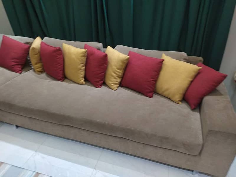 L Shape / Corner 7 Seater Prodoti Sofa Set by Interwood 0