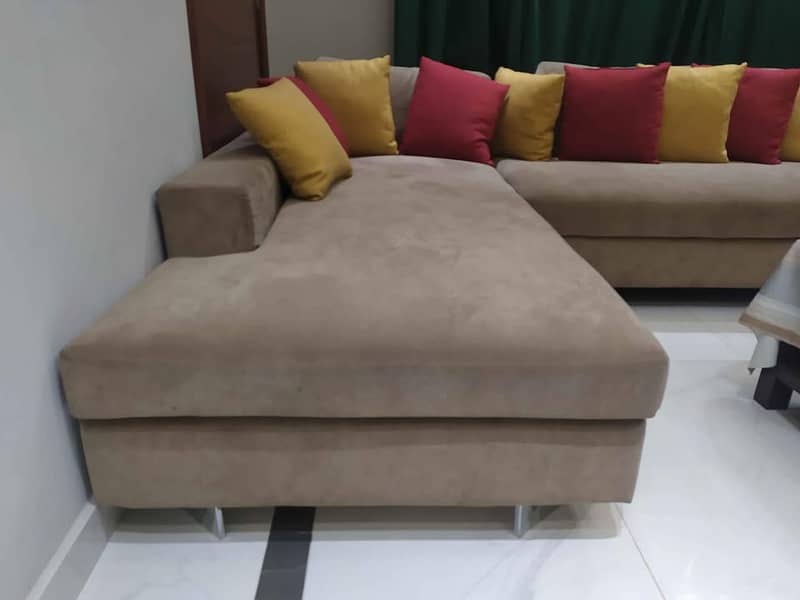 L Shape / Corner 7 Seater Prodoti Sofa Set by Interwood 2