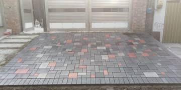 Floor and ramp tiles with different design