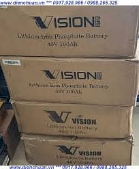 VISION Lithium Battery 48v 100Ah electronic box pack 5 years warranty