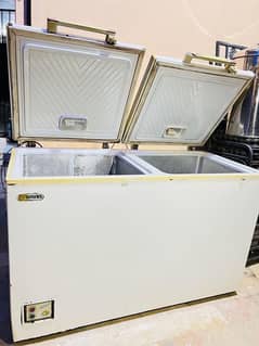 two door deep freezer