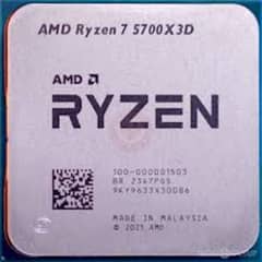 AMD Ryzen 5700x3D (Chip Only)