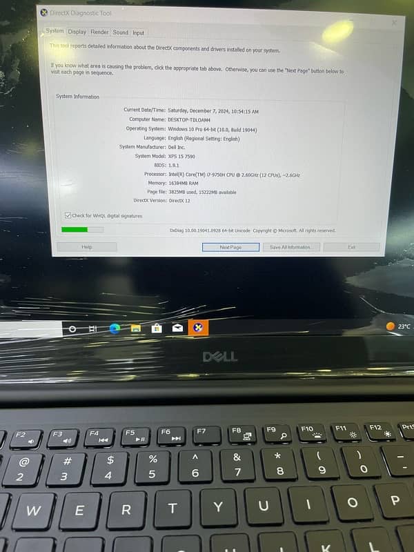 Dell XPS 15 7590 9th Gen Core i7 Dell Laptop for Sale 5