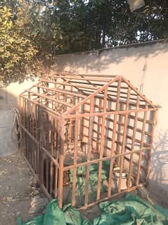 Dog iron cage 6x5