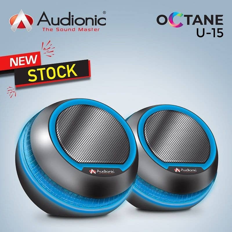 Audionic OCTANE U-15 Compact Size Portable USB Speakers 0