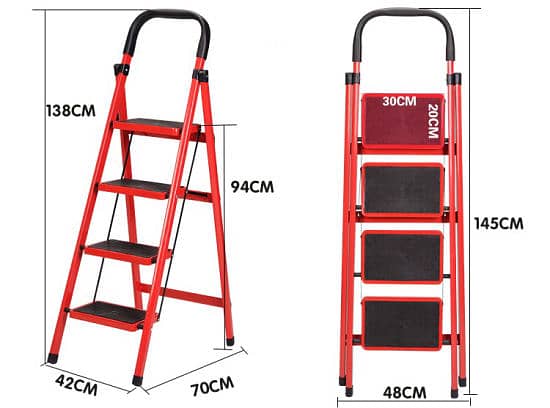 Folding Ladder, 2  steps Lader to 6 Steps Ladders Available 0