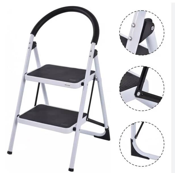 Folding Ladder, 2  steps Lader to 6 Steps Ladders Available 7