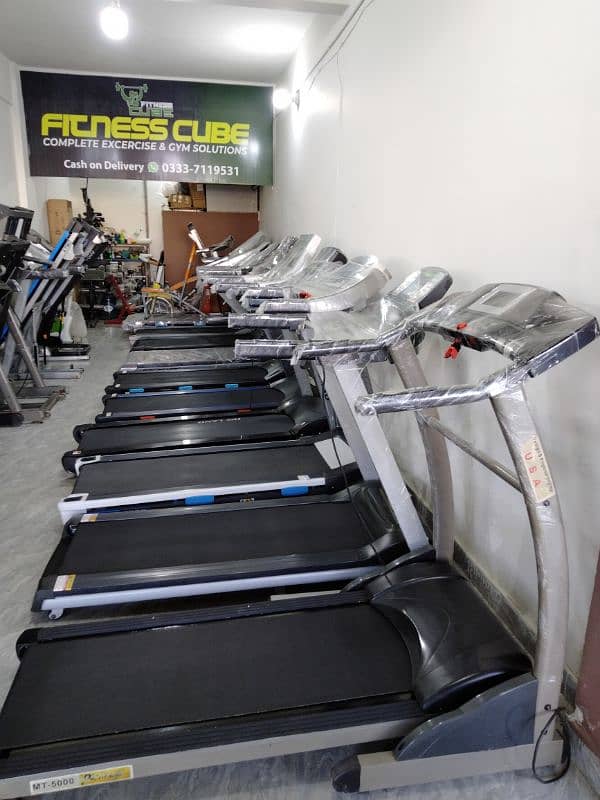 SLIGHTLY USED TREADMILLS ARE AVAILABLE STARTING RANGE FROM 58000. 0