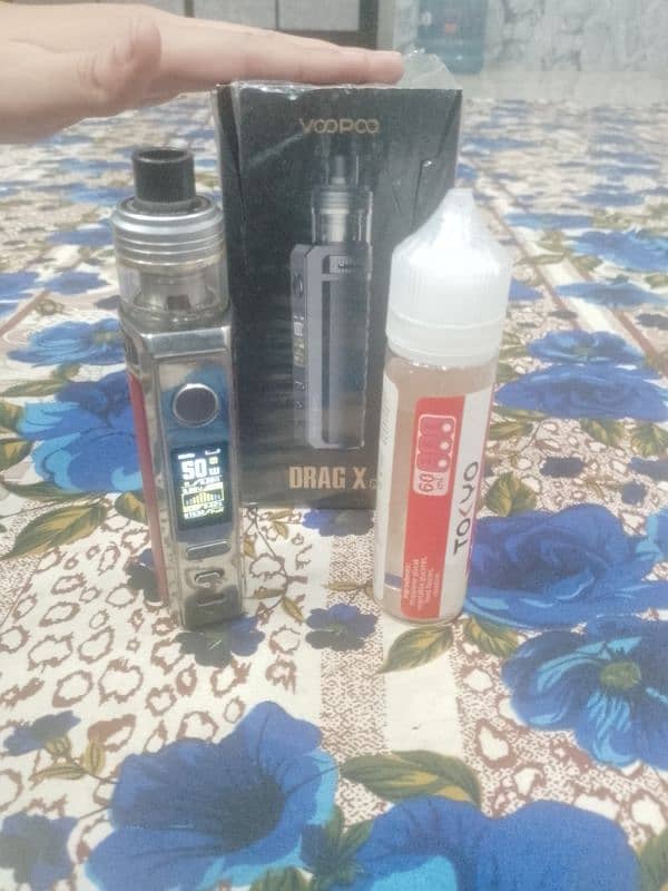 voopoo drag x pro (vape) with flower for sale 0