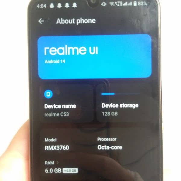 realme c 53 colour champion gold 6GB 128GB 8