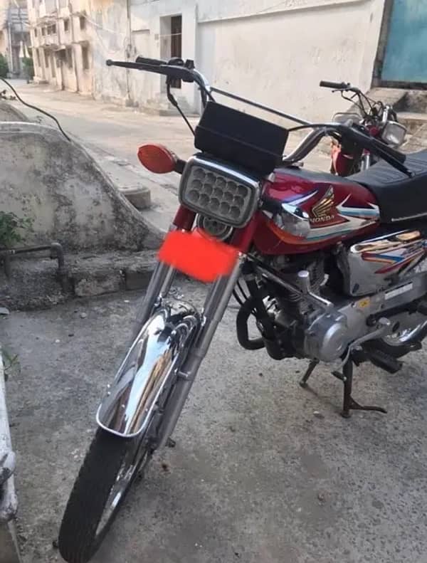 Honda cg 125 2016 model pindi reg 5