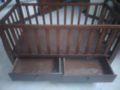 Wooden Baby Cot