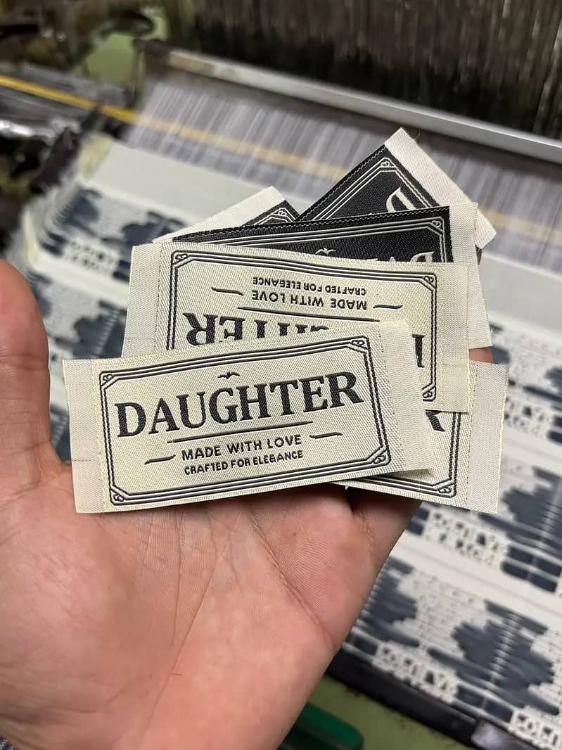 Woven Label|Clothing labels|Label|Patches|Hang tag|Logo|Clothing Tags 3