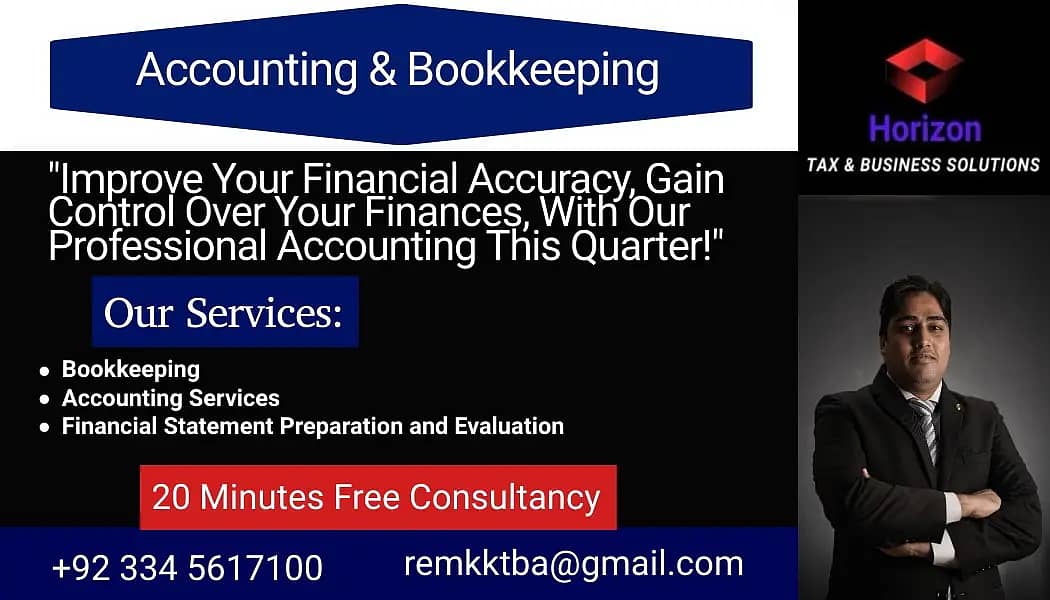 Accounting & Bookkeeping, Tax Consultancy Services, NTN, Property Tax 0