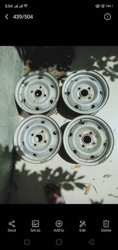 82 Corolla rims 13 size