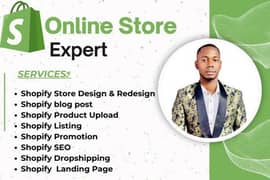 Premium Shopify store Setup Services whatspp 03010073475