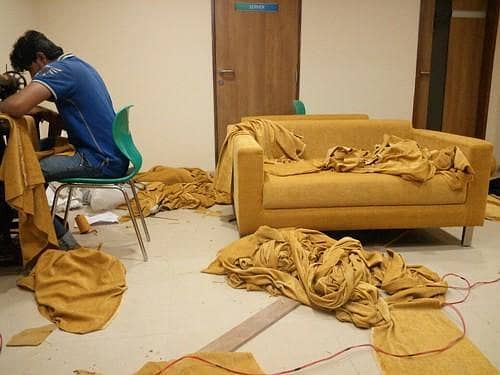 Sofa repair - Fabric change - Repairing seat repair -Furniture polish 8