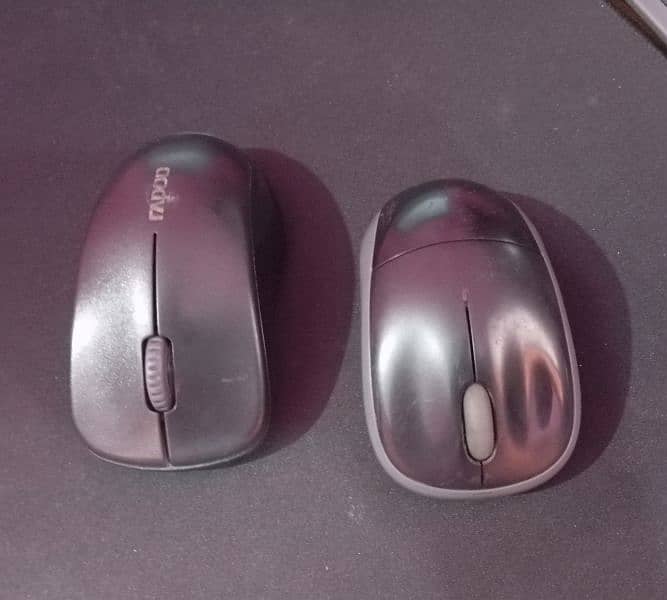 Wireless mouse Logitech mouse and rapoo mouse 0