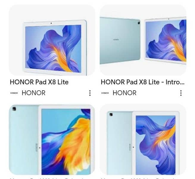 Tablet honor pad x8 1