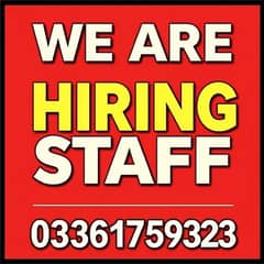 We Are Hiring Cashiers & Drivers