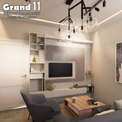 Book Your 1 Bed Luxury Apartment Booking Starts From 12 Lac Only in Grand 11 Bahria Town Lahore