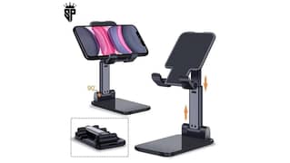 Adjustable Height & Angle Phone Holder Stand for Desk - Portable, Stab