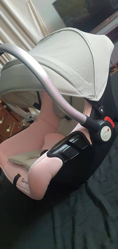 pink imported car seat 2