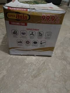 ceilling fan brand new box pack fan 99.9 pure copper wire