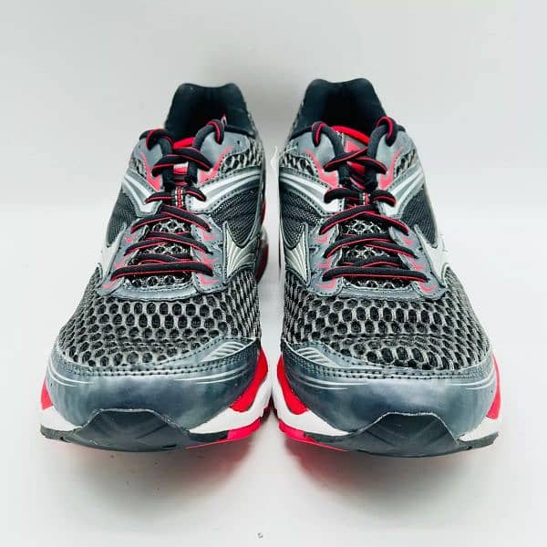 Mizuno Wave Creation 17 Mens  Black Red Silver Running Shoes Trainers 2