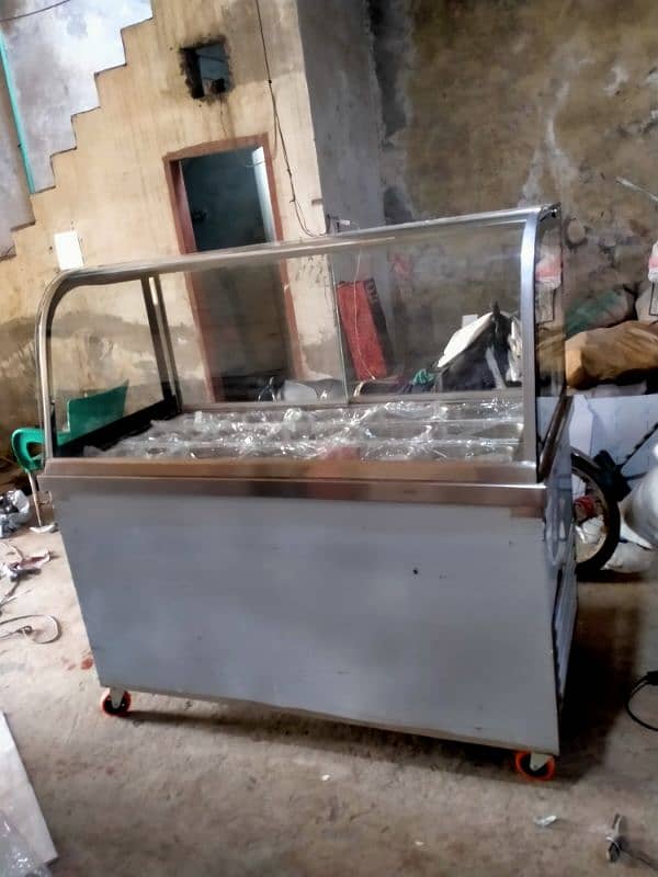 Salad Bar Display Counter Chiller for sale 3