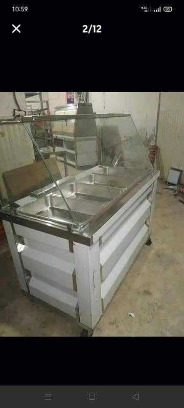 Salad Bar Display Counter Chiller for sale 14