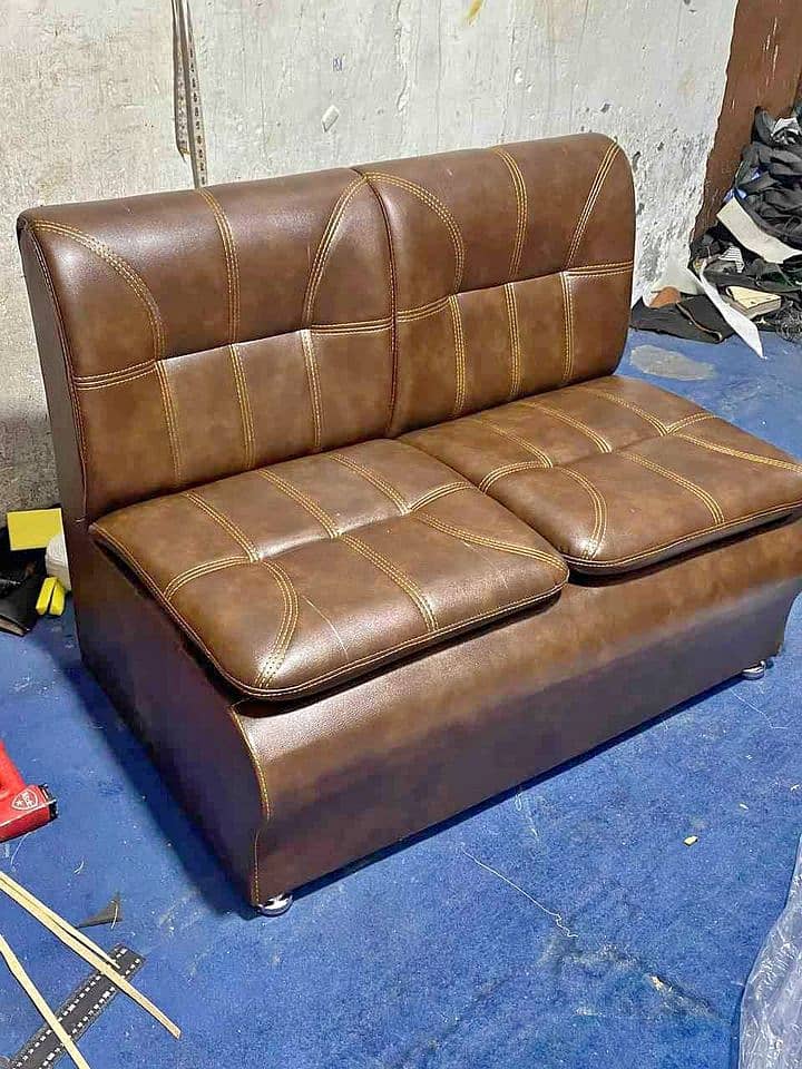 Leather Sofa| Office Sofas| Visitor Sofas| Sofas|Puffy Set 4