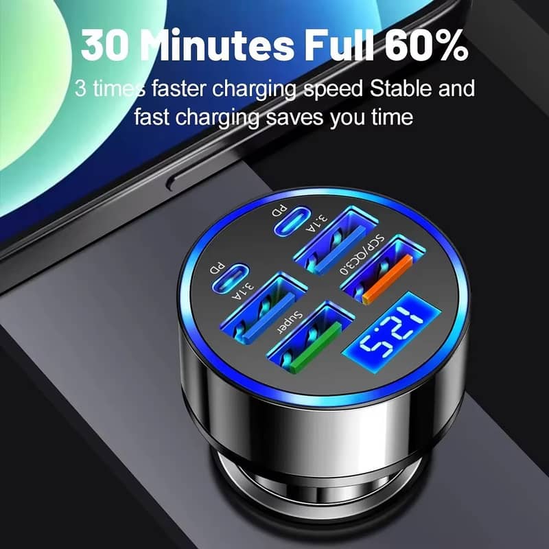 MINI PORTABLE WIRELESS VACUUM CLEANER + BLOWER for Car 12