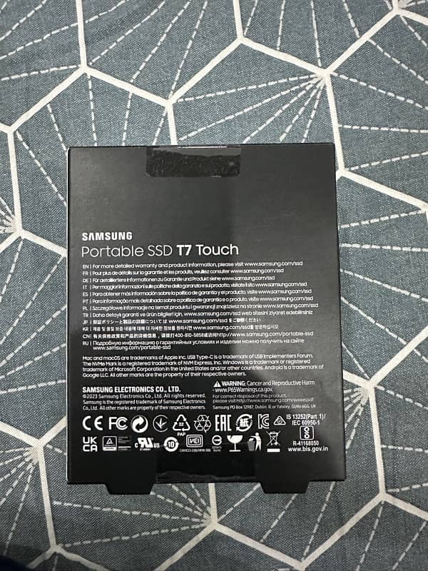 Samsung Ssd T7 touch 2 TB 6